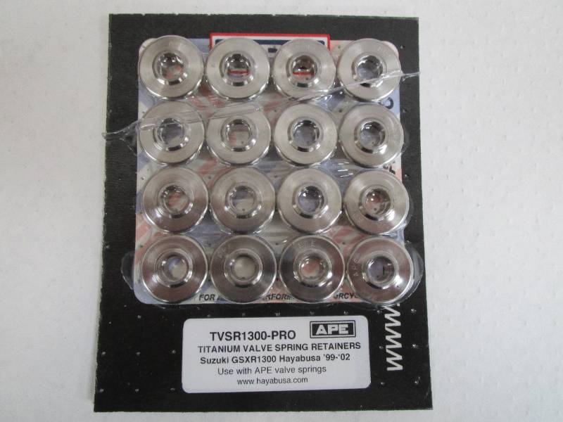 APE Titanium Valve Spring Retainers TVSRS1300-PRO - GSX1300 Harabusa all years.