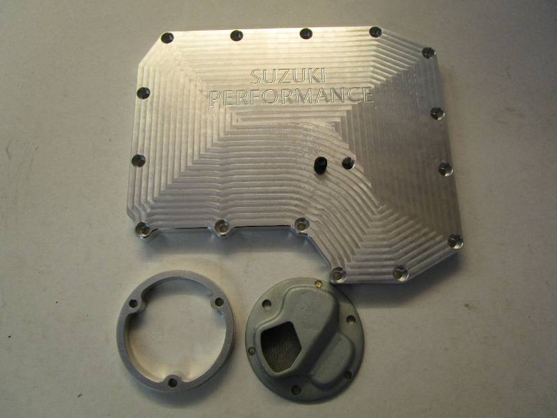 Suzuki GS1100 GS1150 Billet Sump Plate - Complete SPS Replacement Sump Kit