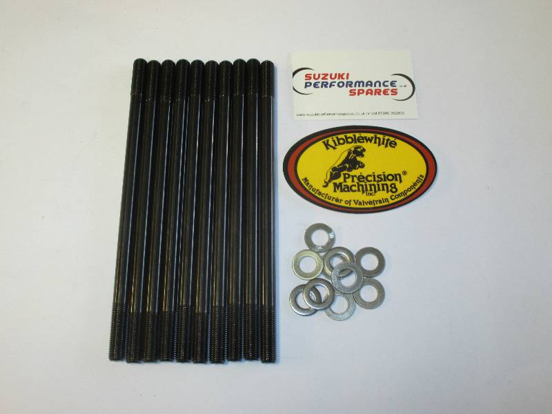KMPI HD Cylinder Studs 99-16 - GSXR1300 Kibblewhite HD Cylinder Studs