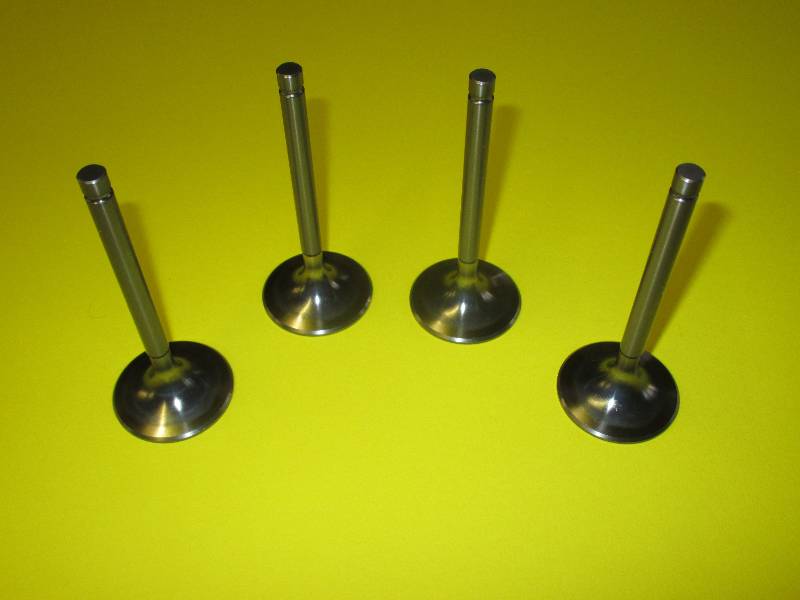 Stainless Race Valves Plasma Coated. - GS1000 std size inlet Valves.Set 4.