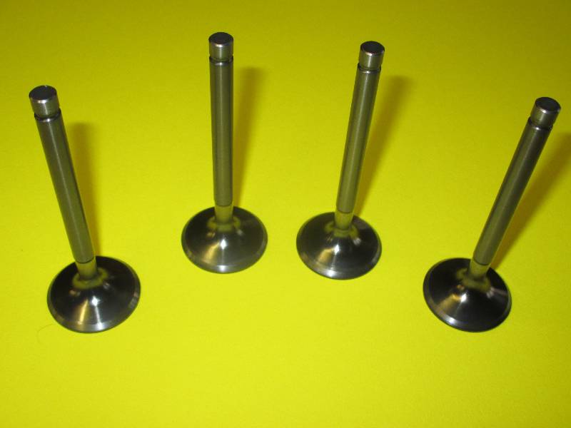 Stainless Race Valves Plasma Coated. - GS1000 33.50 mm Exhaust Valves.Set 4.