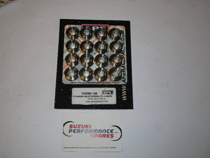 Kawasaki ZX12R APE Retainers - Titanium Top retainers