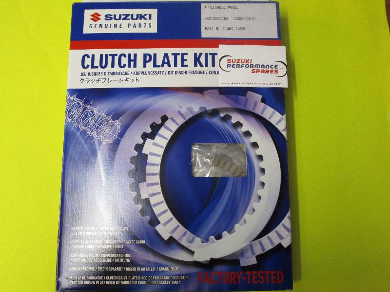 Suzuki Genuine Clutch Plate Kit - Hayabusa 2008-2017 Gen 2