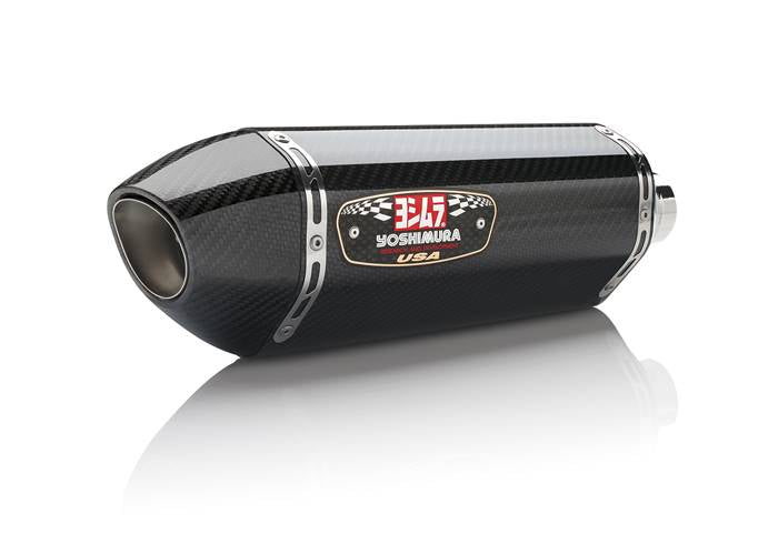 Suzuki GSXR 1000 (12-16) Yoshimura Carbon R77 Slip On With Carbon Coned End Cap  - Suzuki GSXR 1000 (12-16)