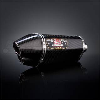 Suzuki GSXR 1000 (12-16) Yoshimura Carbon R77D Dual Exit Slip On With Carbon Coned End Cap - Suzuki GSXR 1000 (12-16)