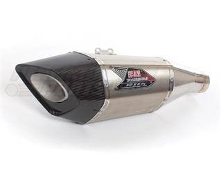 Suzuki GSXR 1000 2017-2020 Yoshimura Titanium R-11sq Slip-On With Carbon Single-Exit Coned End Cap - Suzuki GSXR 1000 2017-2020