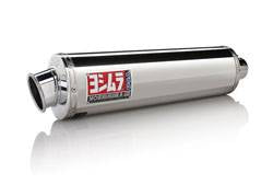 Suzuki GSX1300R Hayabusa (08-) Yoshimura Stainless RS-3 Oval Slip Ons (Pair) Race (Removable Baffle) - Suzuki GSX1300R Hayabusa (08-)