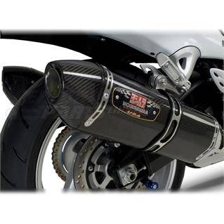 Suzuki GSX1300R Hayabusa (08-) Yoshimura Carbon R-77 Slip-Ons (Pair) Carbon End Cap Race (Removable Baffle) - Suzuki GSX1300R Hayabusa (08-)