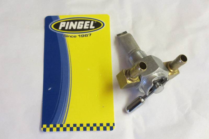 Pingel Twin Outlet Race Fuel Tap - Twin Outlet hi fLow tap. 1/4 NPT