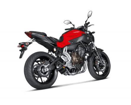 Yamaha XSR 700 (2016-) Akrapovic Complete 2-1 Race System - Hexagonal Carbon Silencer (Race) With Removable Baffle - Yamaha XSR 700 (2016-)
