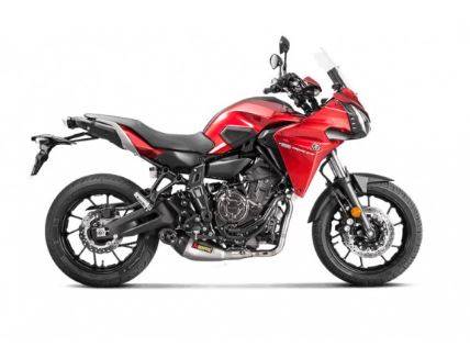 Yamaha XSR 700 (2016-) Akrapovic Stainless 2-1 System Titanium Silencer (Road Legal) - Yamaha XSR 700 (2016-)