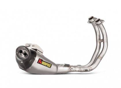 Yamaha XSR 700 (2016-) Akrapovic Stainless 2-1 System Titanium Silencer (Road Legal)