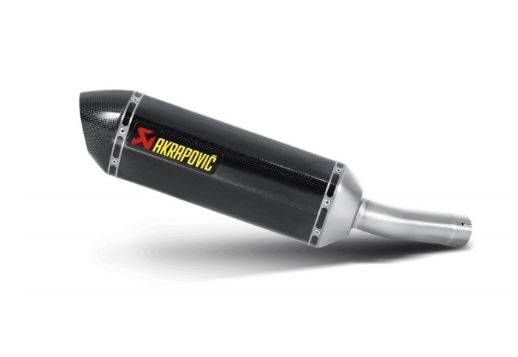Yamaha FZ8 (2010-) Akrapovic Slip-On Kit - Hexagonal Carbon Silencer (Road Legal) With Removable Baffle - Yamaha FZ8 (2010-)