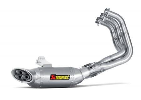 Yamaha XSR 900 (2016-) Akrapovic Stainless 3-1 System Titanium Silencer (Road Legal) With Removable Baffle - Yamaha XSR 900 (2016-)