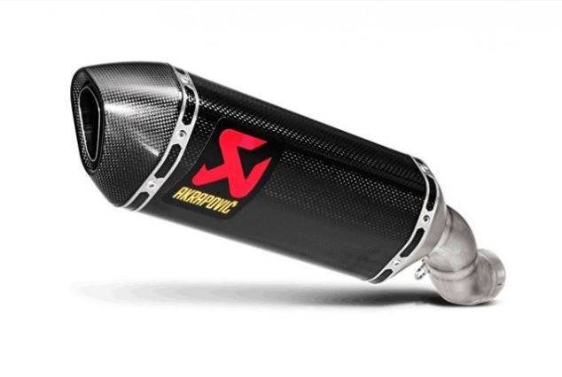 Kawasaki ZX-10R (2016-) Akrapovic Slip-On Kit Carbon Silencer (Road Legal)