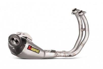 Yamaha Tracer 700 (2016) Akrapovic Stainless 2-1 System Titanium Silencer (Road Legal)