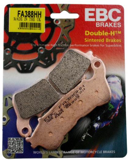 Honda VFR 800 A6/A8/A9 06-13 EBC Brakes Double-H Sintered Brake Pads To Fit Front - Honda VFR 800 06-13