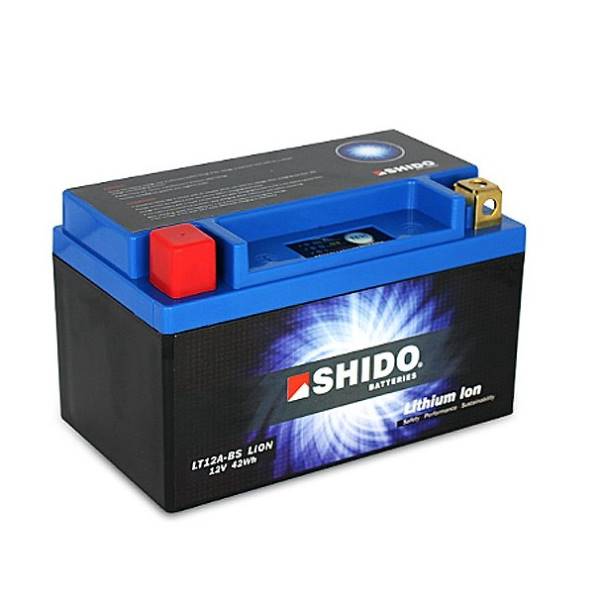 Suzuki GSX-R 750 00-10 Shido Lithium ION Battery - Replacement Battery LT12A-BS-LION