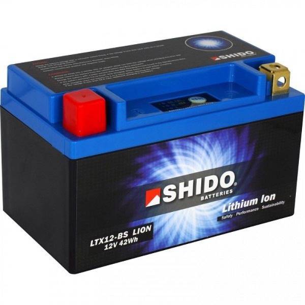 Suzuki GSX 1200 FS Inazuma 98-00 Shido Lithium ION Battery - Replacement Battery LTX12-BS-LION