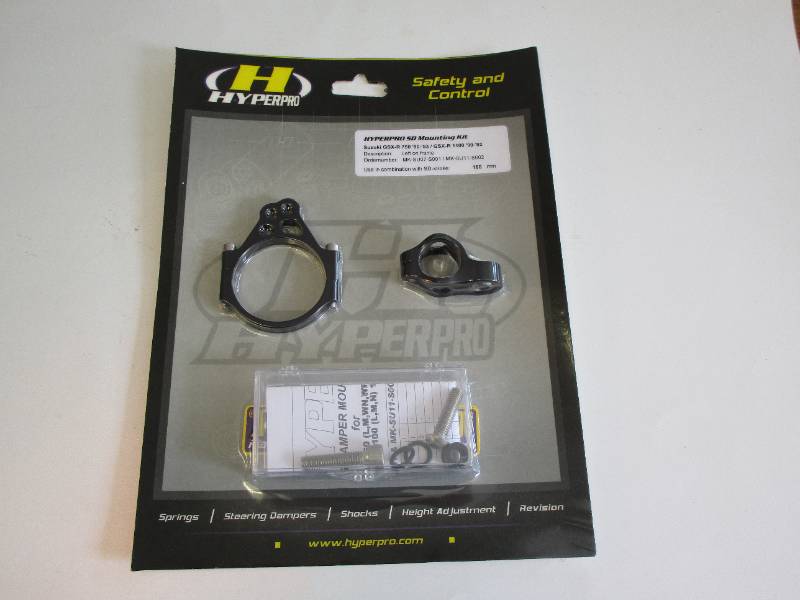 Suzuki GSXR 1100 (L-M-N) 90-92 Hyperpro MOUNTING KIT LEFT ON FRAME 160mm MK-SU07-S001 -Suzuki GSXR 1100 (L-M-N) 90-92