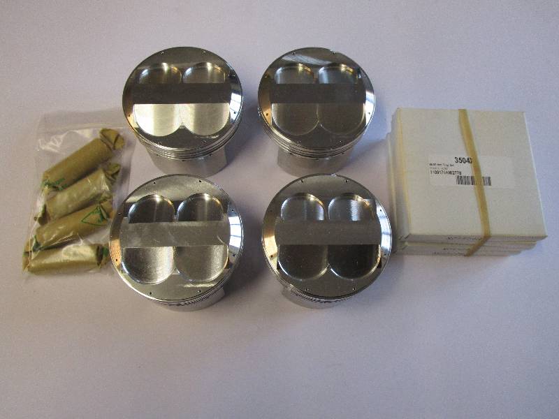 MTC Prolite 89mm GSX1100 Pistons - 1640 cc,15:1 cr Pro Stock Pistons