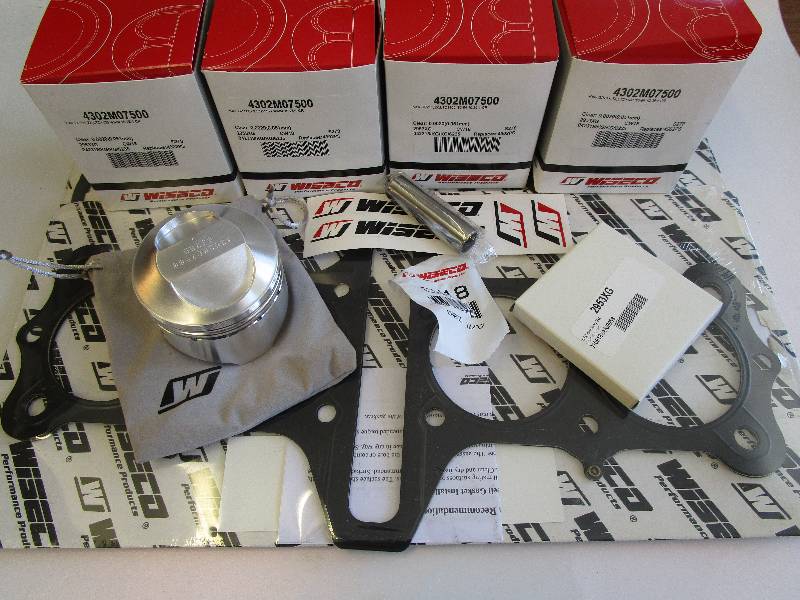 Kawasaki GPZ1100 Unitrak 1170cc Piston Kit - Wiseco K1172 10.25:1 18mm Pin