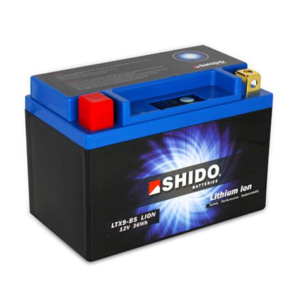 Triumph 600 Speedfour 03-06 Shido Lithium ION Battery - Replacement Battery LTX12-BS-LION