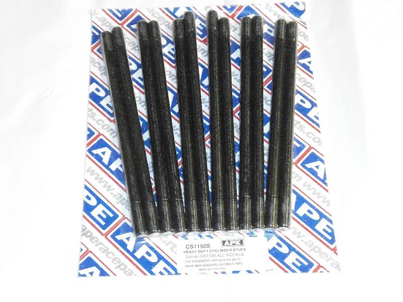 Suzuki GSX1100 efe Heavy Duty Cylinder Studs - APE CS1150s