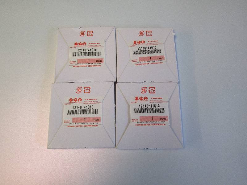 GSXR1000 K7-K8 Piston Rings Set 4 - 73.4mm OEM Rings Set 4.