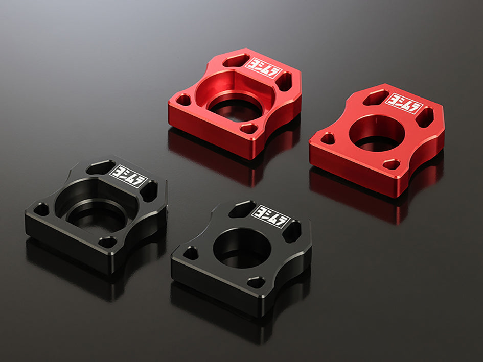 Yoshimura Japan Billet Axle Blocks GSX-R1000 K7 onward & GSX1300R Hayabusa Gen 2
