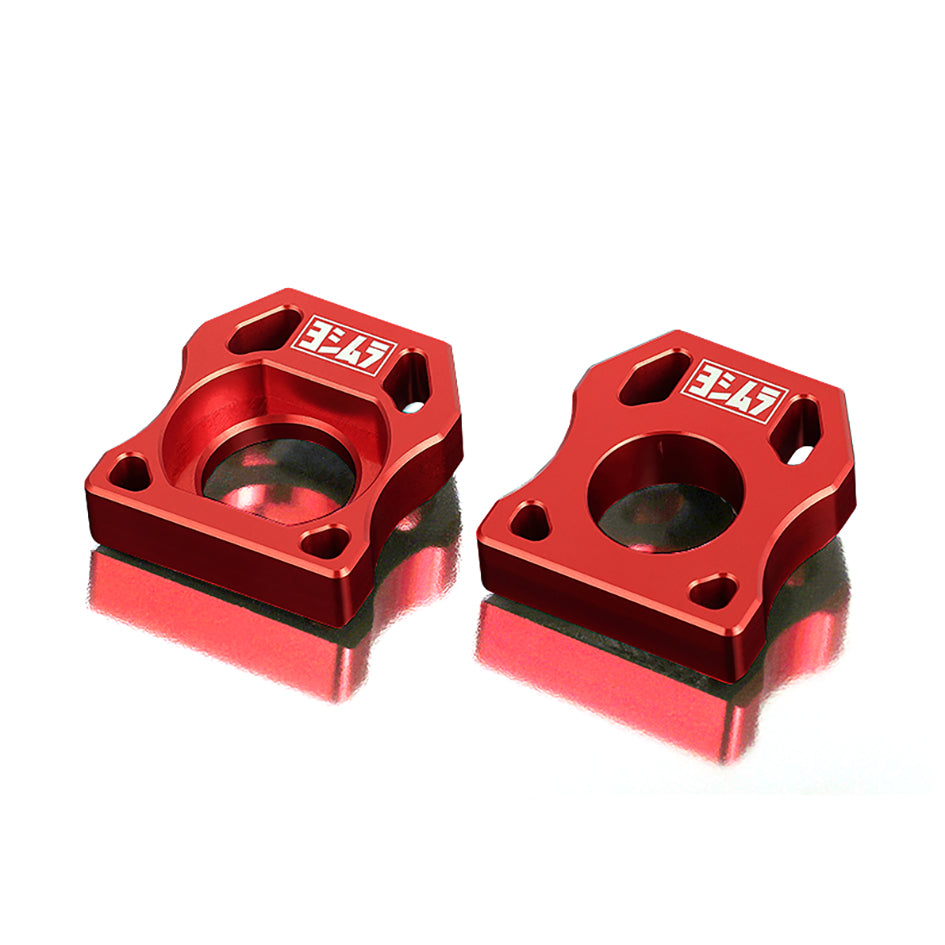 Yoshimura Japan Billet Axle Blocks GSX-R1000 K7 onward & GSX1300R Hayabusa Gen 2