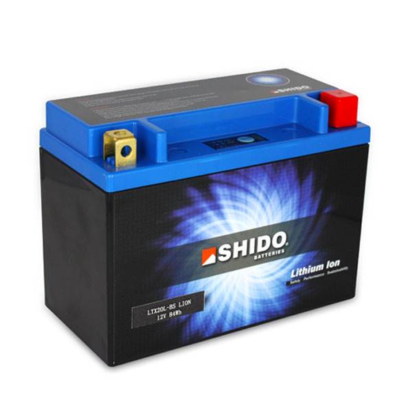 Triumph 1215 Tiger Explorer 11-19 Shido Lithium ION Battery - Replacement Battery LTX20L-BS-Q-LION