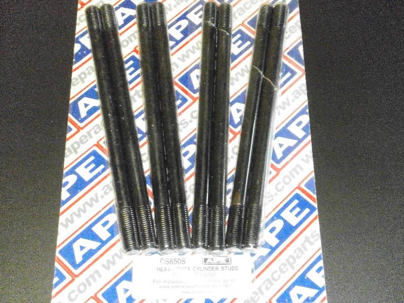 APE SV650 Heavy Duty Cylinder Studs - Chrome moly Heavy Duty Cylinder Studs Set.