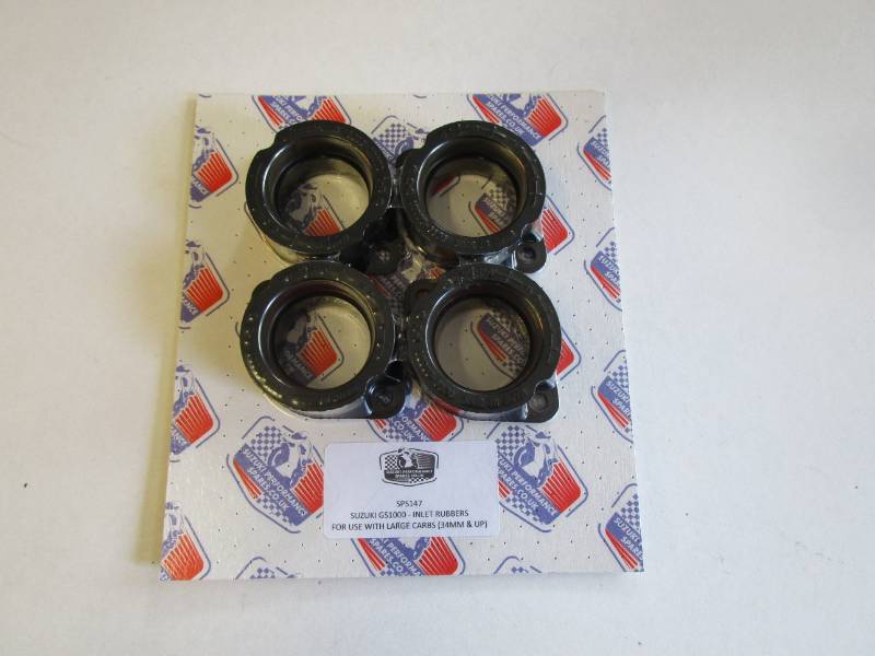 Kawasaki Z900 Inlet Rubbers. Oversize. Set of 4. - Oversize Rubbers to fit bigger Carbs on early Heads