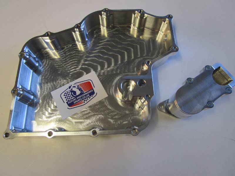 Hayabusa Oil pan 1 inch - Billet Sump With Swivel Pickup