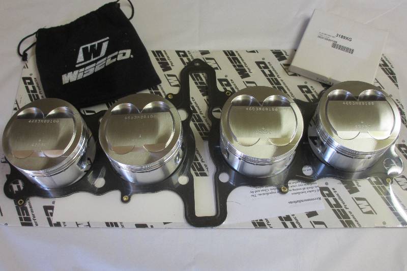 Suzuki GSXR1100 1216 Big Bore Piston Kit - Wiseco 81mm big bore Kit 12.0:1 CR