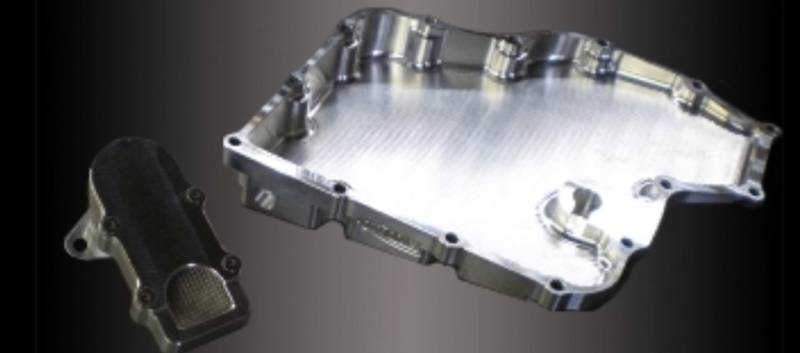 Hayabusa Oil Pan Pro Street Wedge Style - Billet Sump With Swivel Pickup