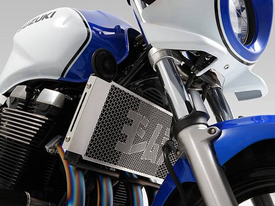 Suzuki GSX1400 2001> Yoshimura Oil Cooler protector Black Oxide - Suzuki GSX1400 2001>