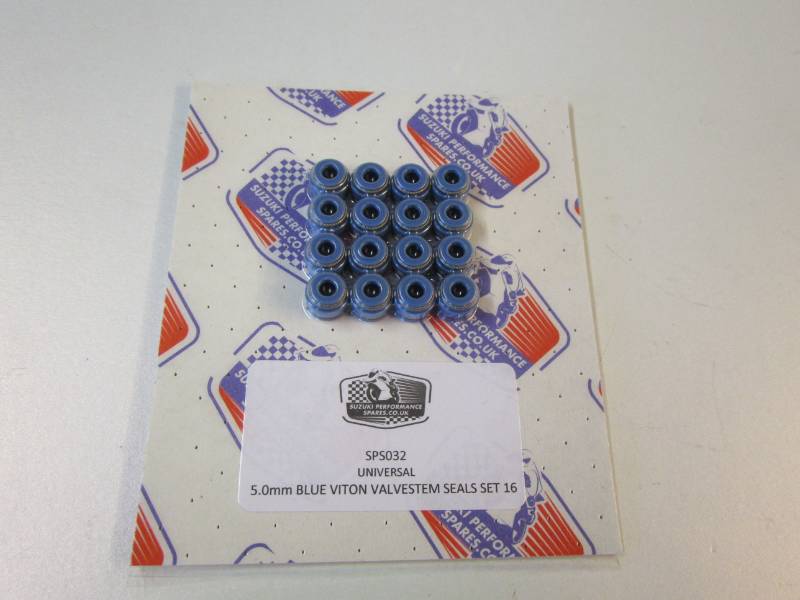 Viton SPS Performance Blue Viton Stem Seals - Suzuki B KING 5.0mm