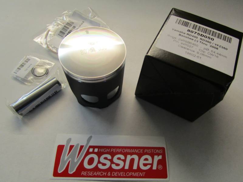 Yamaha RD350 RD400 Wossner Piston KA8075 50 - Forged Hi Performance Pistons 64.50mm