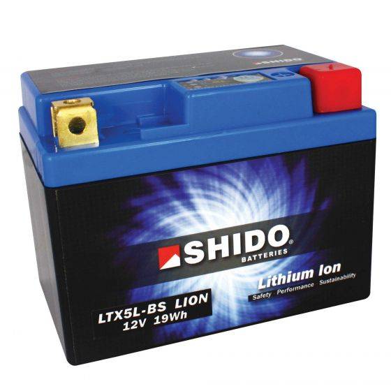 HUSABERG FE 600 Enduro 00 > 03 Shido Lithium ION Battery - Replacement Battery LTX5L-BS-LION