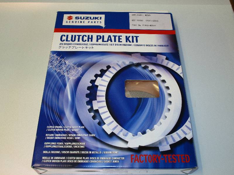 GSXR600 K7/6 Genuine Clutch Plate Kit - GSXR600 K6 K7 21400-36811