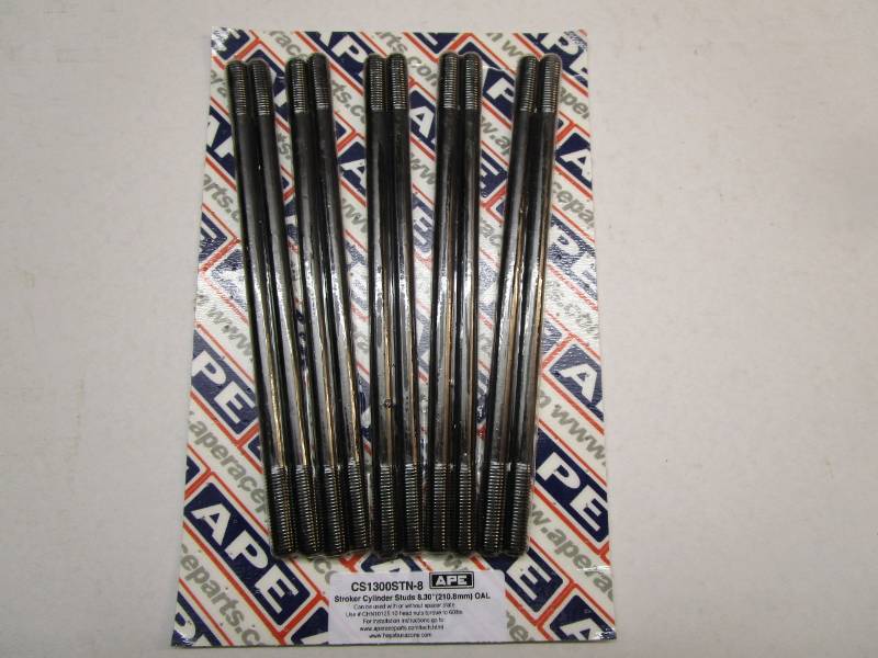 GSX1300 Heavy Duty Cylinder Studs cs1300stn-8 - APE Long Studs for Stroker Crank