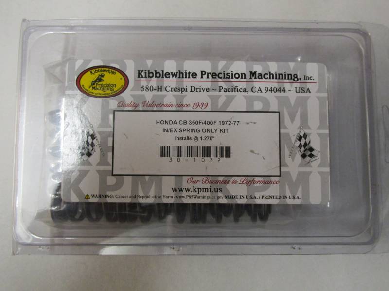 Honda CB400F Kibblewhite Valve Spring Set - KIB 30-1032 HD Valve Spring Kit
