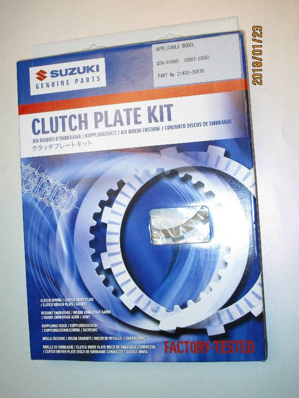 Suzuki Genuine Clutch Plate Kit 21400-42821 - GSXR1000 L2-6