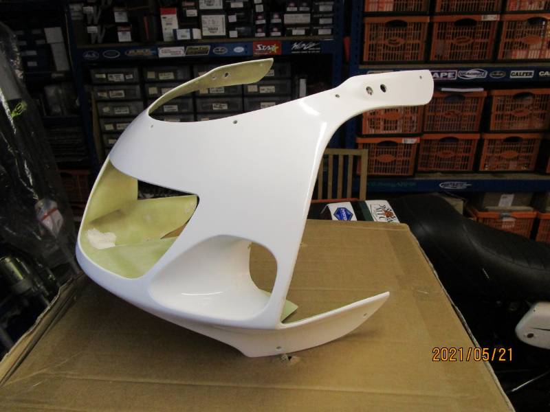 Suzuki GSXR750 SRAD 96-99 Top Cowl - White Replacement Top Cowling.