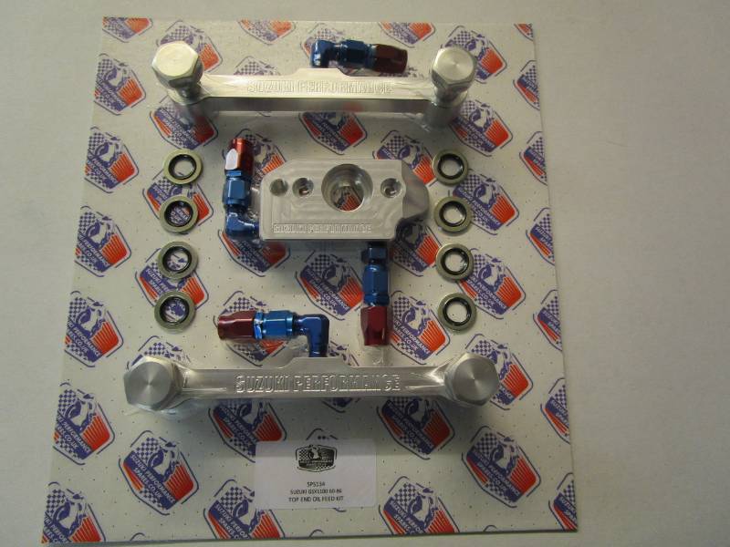 Suzuki GSX1100 Top End Oil Feed Kit - Billet Oil feed System for air cooled GSX1100