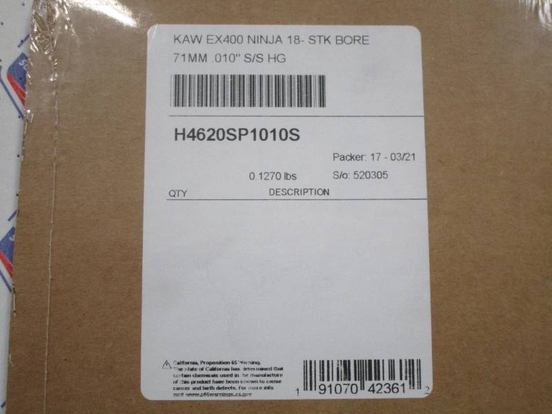 Kawasaki EX400 Ninja Head Gasket 71mm - Cometic 0.010 71mm
