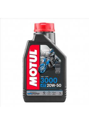 MOTUL 20W50 4T - 3000 ENGINE OIL - 1 LITRE - 1L