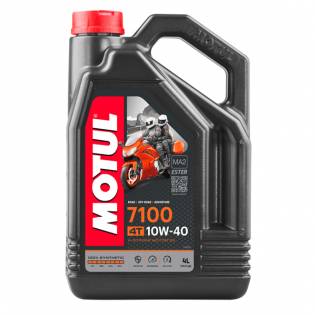 MOTUL 7100 10W40 4T, SYNTHETIC MOTORCYCLE ENGINE OIL 4L - 4L